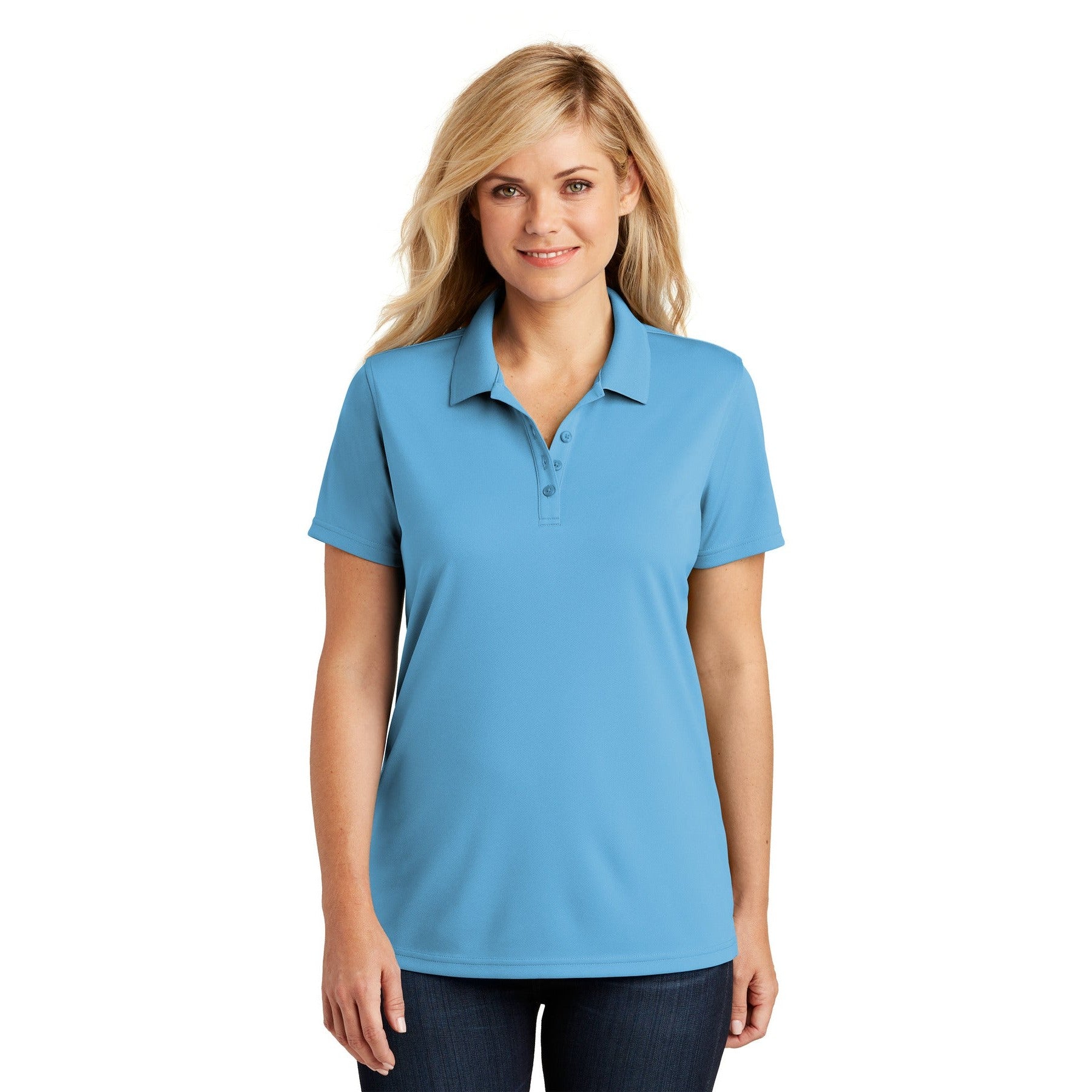 Port Authority-Port Authority® Women's Dry Zone® UV Micro-Mesh Polo. LK110-MedTech-4
